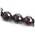Autre Marque Bracciale Chrome Hearts in argento e granato Marrone - vista 6