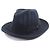 Autre Marque Fedora de algodão Borsalino com fita de logotipo listrada Preto Azul Azul marinho
