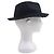 Autre Marque Fedora de algodão Borsalino com fita de logotipo listrada Preto Azul Azul marinho - vista 5