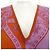 Hermès Vestido de seda Twillreine Hermes 34 Naranja Púrpura - vista 6