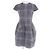 Autre Marque Glen Check Kleid YOKO CHAN Blau Marineblau