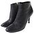 Botines de piel Joan Gancini Salvatore Ferragamo Negro