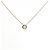 Autre Marque Collana solitario con diamante in oro rosa K10