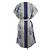 Hermès Vestido de seda Twill Laine Hermes Castaño - vista 2