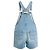 Levi's Pride Collection Salopette Corta in Denim Blu - vista 3