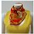 Versace Atelier Foulard in seta rosso e oro D'oro - vista 3