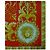 Versace Atelier Foulard in seta rosso e oro D'oro - vista 5