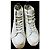 Autre Marque Eytys Kibo Sneakers Alte in Pelle Bianca Bianco - vista 2