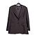 Blazer Escada Margaretha Ley de Lana y Mohair Raya Diplomática Castaño