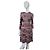 Missoni Vestido estampado zigzag Castaño Negro Rosa Beige
