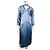 Autre Marque Fête Impériale Midi-Kleid aus blauer Seide - Ansicht 2