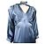 Autre Marque Fête Impériale Midi-Kleid aus blauer Seide - Ansicht 3