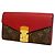Louis Vuitton Monogram Portefeuille Pallas Long Wallet Castaño Fucsia