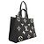 Borsa Tote Louis Vuitton Monogram Empreinte Bicolor OnTheGo MM Nero Beige - vista 2