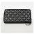 Cartera larga de piel de cordero Cambon Chanel Negro - vista 8