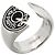 Ring Hermès Anello Carousel Hermes Nero Argento