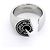 Ring Hermès Anello Carousel Hermes Nero Argento - vista 3