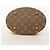Borsa Tote Louis Vuitton Monogram Bucket PM Marrone - vista 3