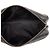 Clutch in nylon nero con bordatura Guccissima Gucci - vista 4