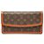 Louis Vuitton Pochette Dame PM Marrone Monogram