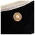 Pochette Chanel Black Small Quilted Velvet Medallion con zip Nero - vista 5