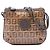 Fendi Marrone Zucchino Crystal Crossbody