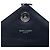 Borsa College Saint Laurent in pelle di pecora blu con monogramma Chevron Large Blu navy - vista 5