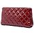 Clutch Chanel Red CC Quilted Patent Timeless Rosso Bordò - vista 2