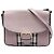 Burberry Pink Small Haymarket Check Nylon e pelle Dickens Crossbody Rosa