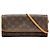 Louis Vuitton Marrone Monogram Pochette Twin GM