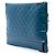 Chanel Blue CC gestepptes Lammleder Multi-Zip Clutch Blau - Ansicht 2