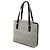 Burberry Gray Tonal Check Canvas Tote Braun - Ansicht 2