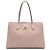Twist Borsa Tote Lockme Shopper in pelle marrone Louis Vuitton Carne