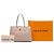 Twist Borsa Tote Lockme Shopper in pelle marrone Louis Vuitton Carne - vista 6