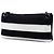 Chanel Black Striped Canvas Reissue 2.55 Single Flap - vista 2