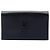 Saint Laurent Kate Clutch Monogram Monochrome in schwarzem Grain de Poudre Leder
