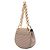 Borsa Drew Bijou in pelle marrone con borchie Chloé Taupe - vista 2