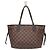 Borsa Tote Louis Vuitton Damier Neverfull PM N51109 da donna Damier ebene