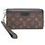Louis Vuitton Monogram Macassar Zippy Dragonne Phone Wallet Monogramma