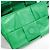Borsa a tracolla in pelle verde Intrecciato Cassette Bottega Veneta - vista 12