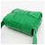 Borsa a tracolla in pelle verde Intrecciato Cassette Bottega Veneta - vista 8