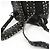 Valentino Garavani Lockstuds Spike Mini Backpack Schwarz - Ansicht 12