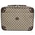 Gucci Interlocking GG Supreme Leather Backpack/Briefcase Brown Beige