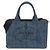 Borsa a tracolla e tote in denim da donna Prada Canapa B2439G Blu