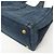 Borsa a tracolla e tote in denim da donna Prada Canapa B2439G Blu - vista 6