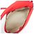 Borsa a tracolla in pelle Loewe Flamenco Flap Rosso - vista 4