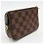 Borsa Louis Vuitton Damier Mini Pochette Accessoires T&B N58011 Damier ebene - vista 5