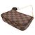 Handtasche Louis Vuitton Damier Mini Pochette Accessoires T&B N58011 Damier ebene - Ansicht 2