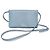 Portafoglio a tracolla con catena in pelle Gucci Swing Blu chiaro