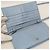 Portafoglio a tracolla con catena in pelle Gucci Swing Blu chiaro - vista 14